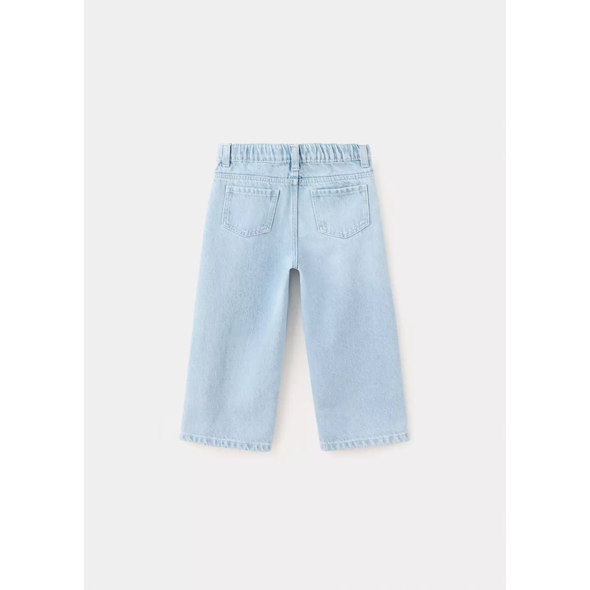 Jupe-culotte jean bleu clair, MANGO BABY