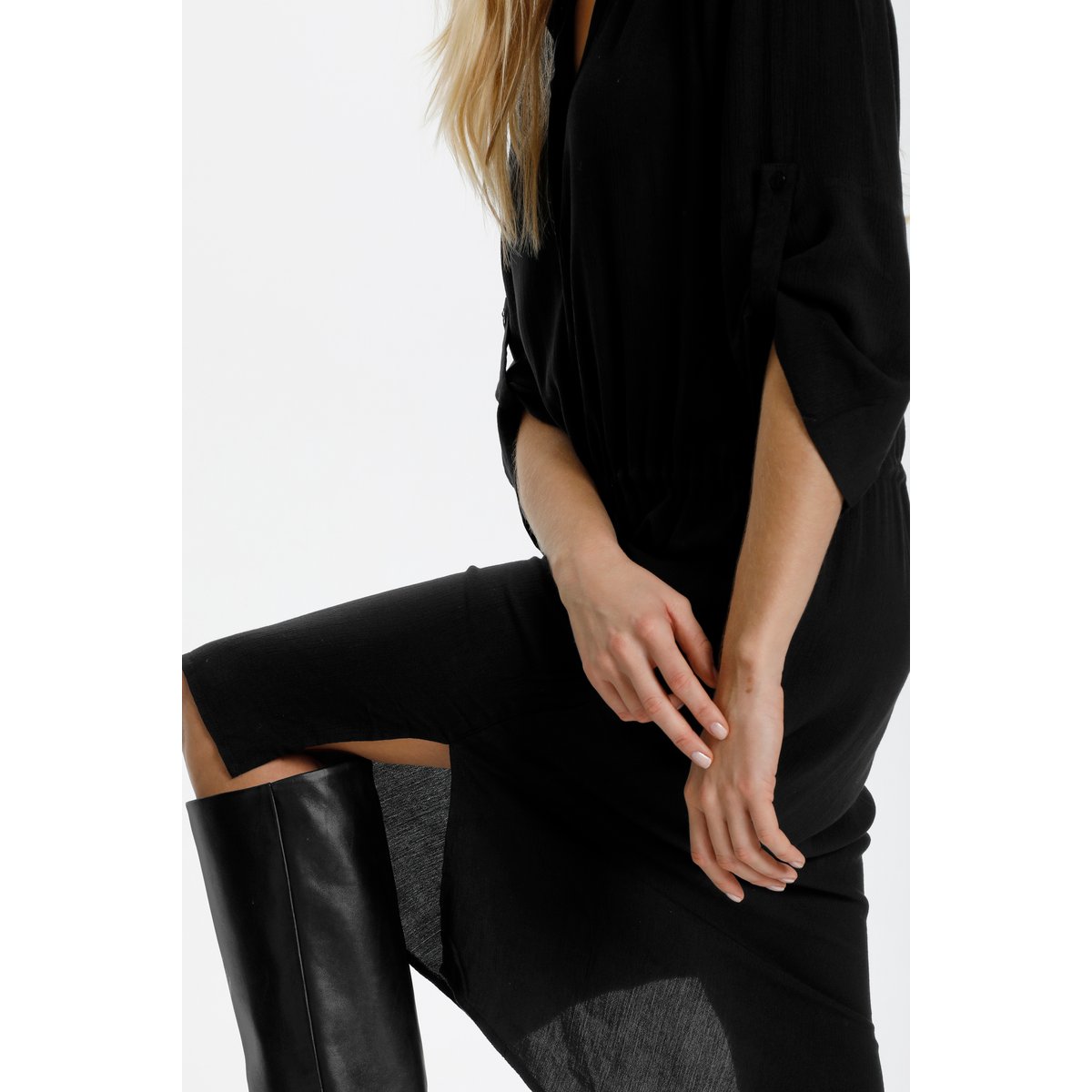 Dress noir, SOAKED IN LUXURY