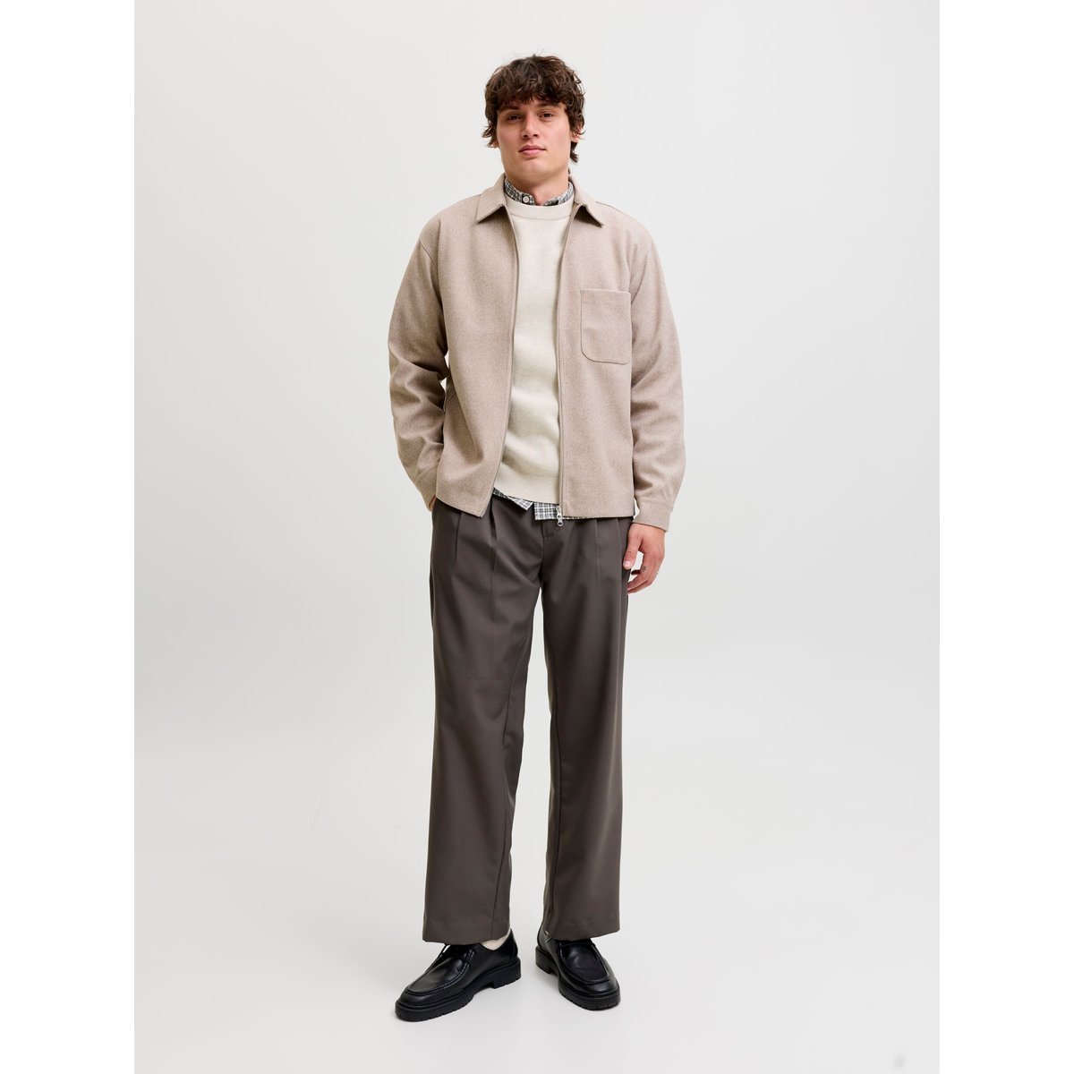 Surchemise oatmeal, JACK & JONES