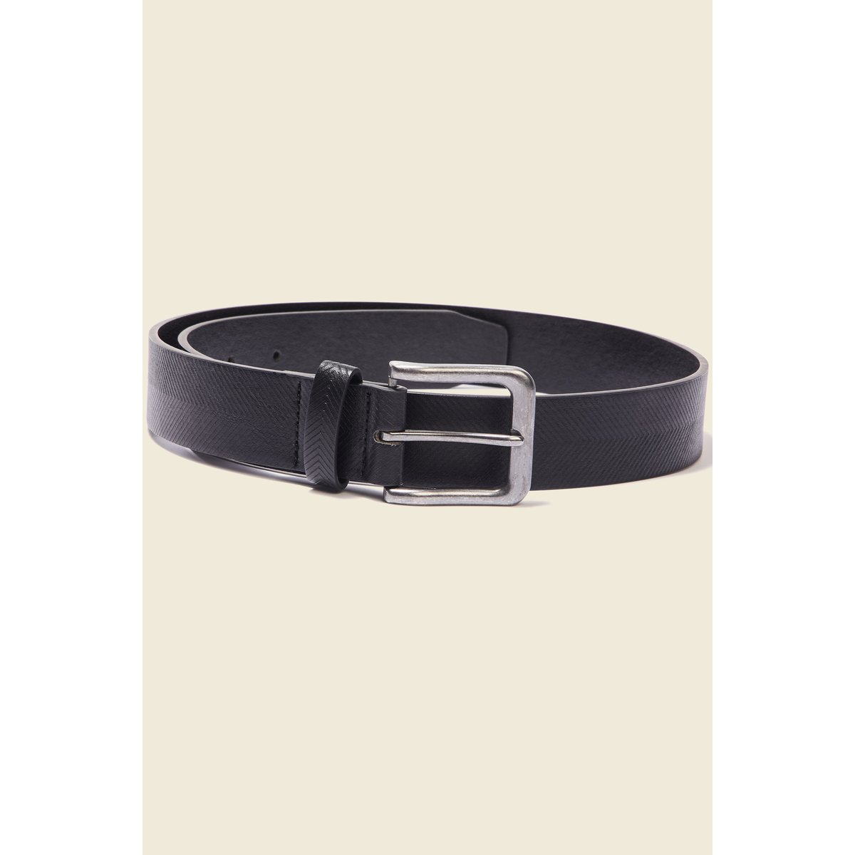 Ceinture embossée noir, BONOBO