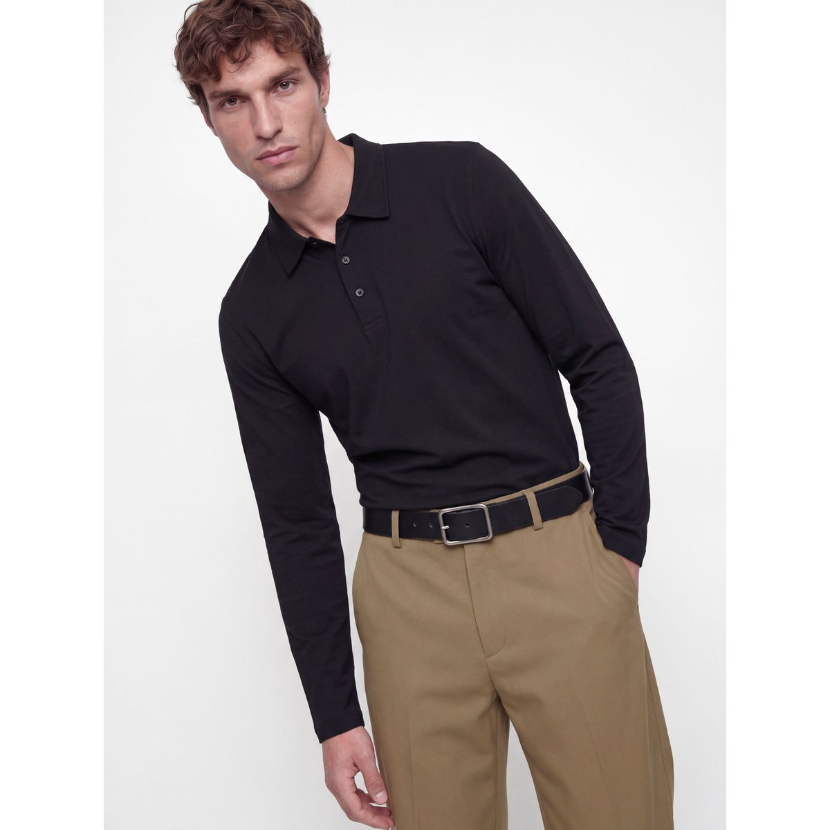 Polo black 1, JACK & JONES