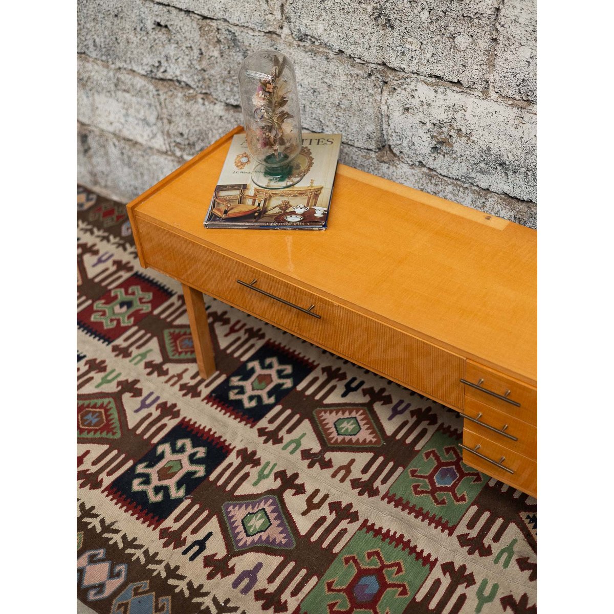 Enfilade asymétrique Margaret N°491 - Bon état bois clair, DEBONGOUT