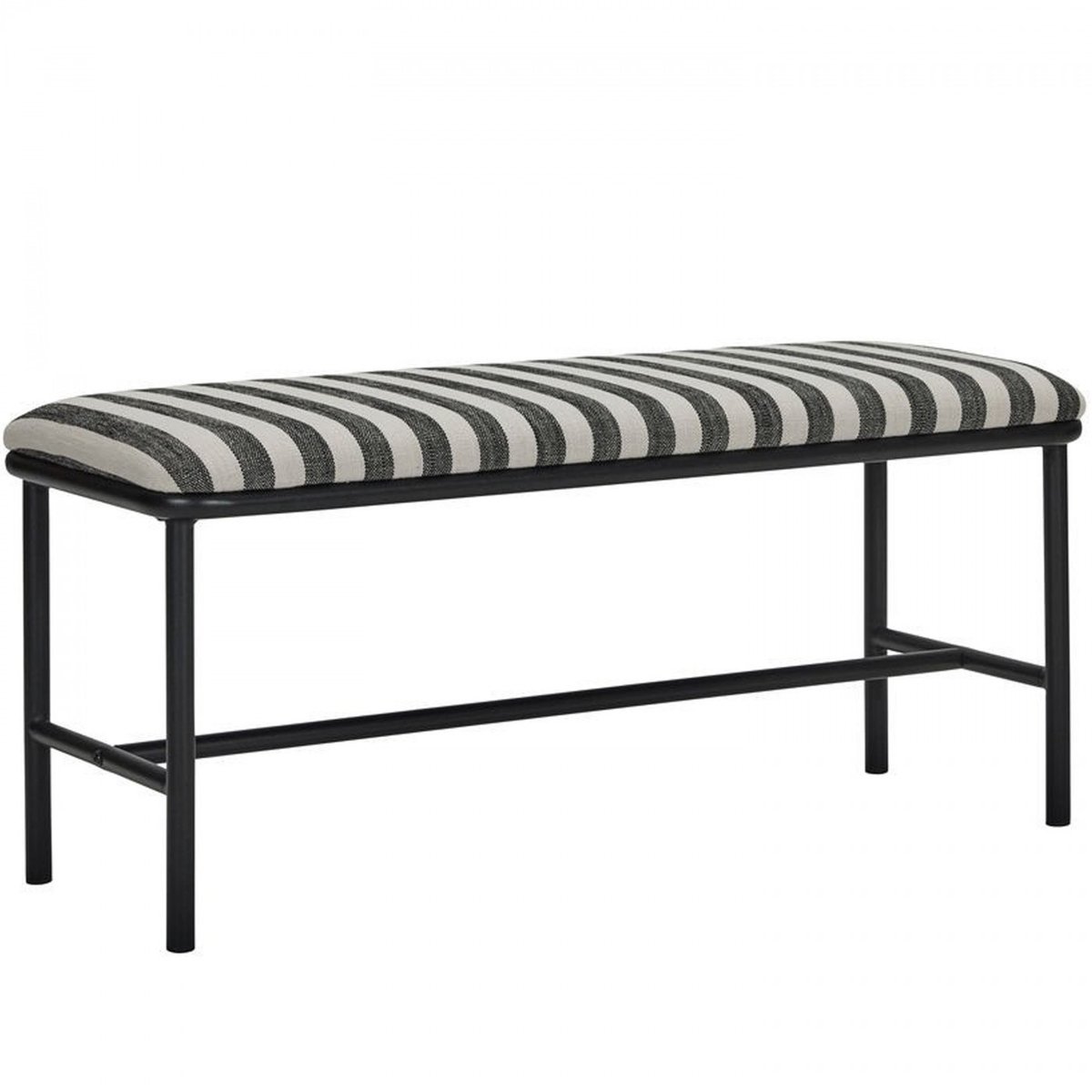 Banc Longa noir, blanc cassé, HOUSE DOCTOR