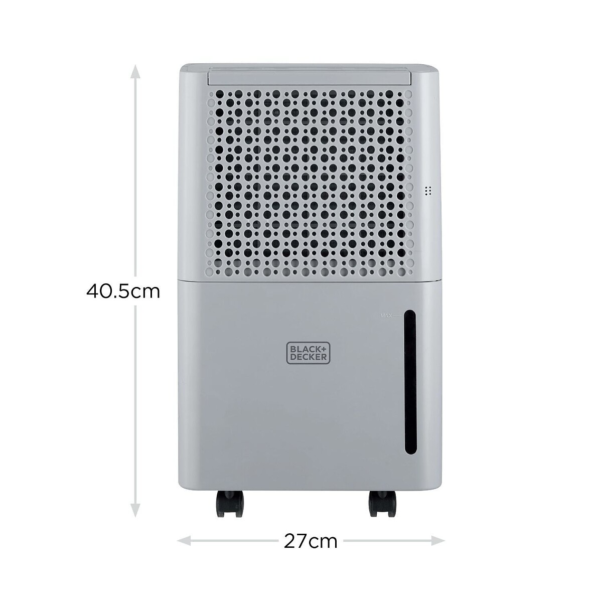 12L Smart Dehumidifier grey, BLACK & DECKER