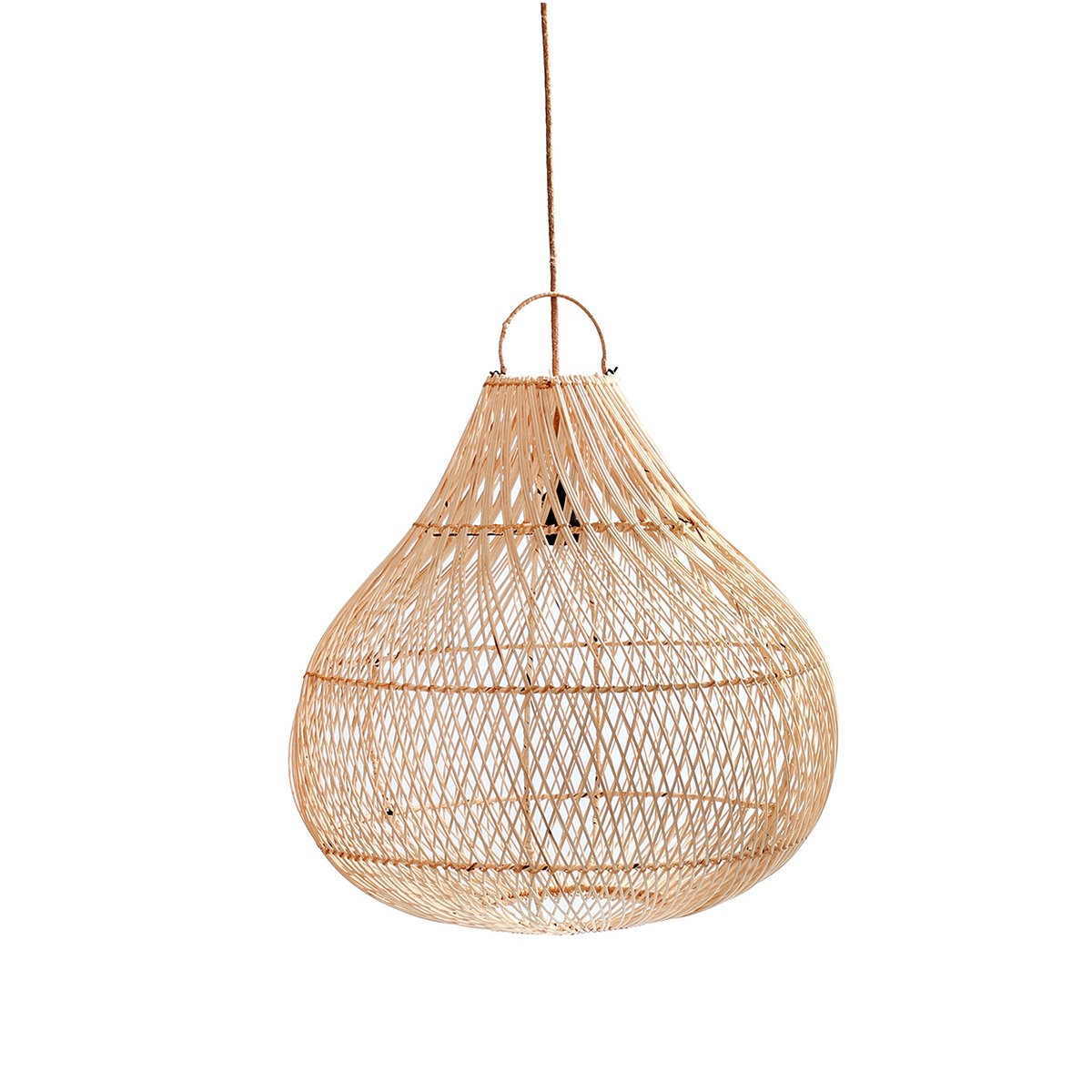 Suspension en rotin BOTTLE beige, BAZAR BIZAR