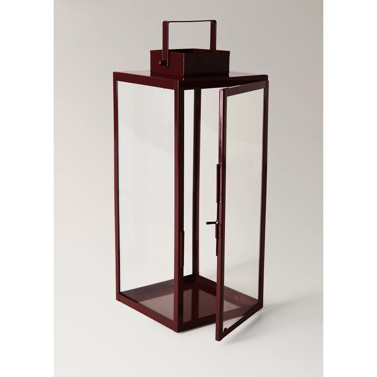 Bougeoir en verre grenat, MANGO HOME