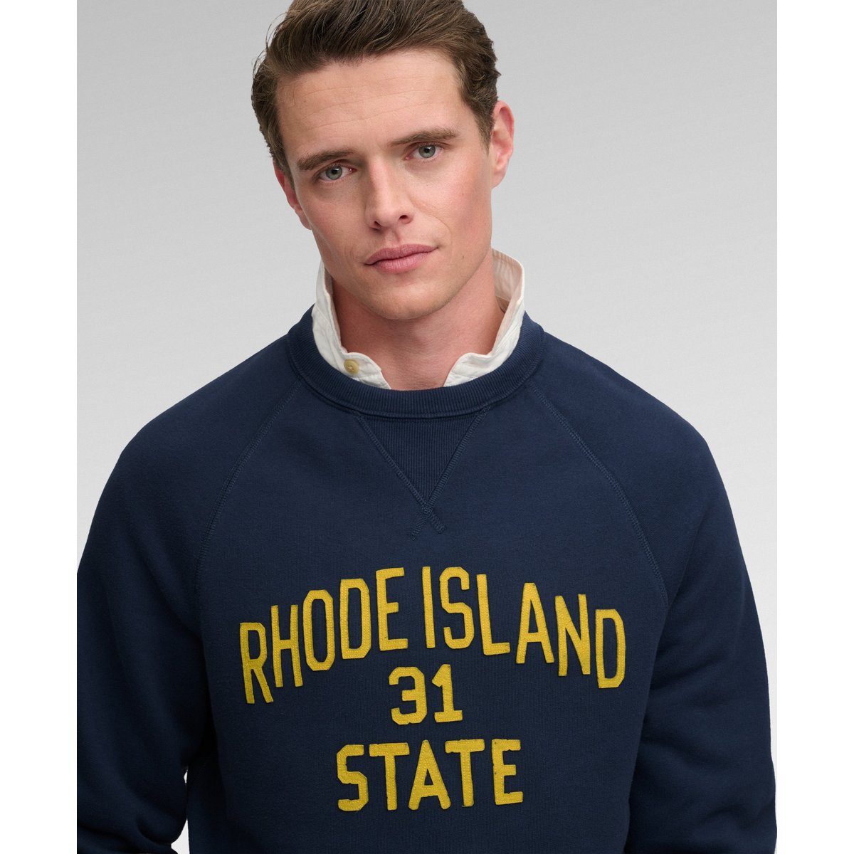 Sweatshirt Merchant Vintage à Appliqué bleu marine lauren, SUPERDRY