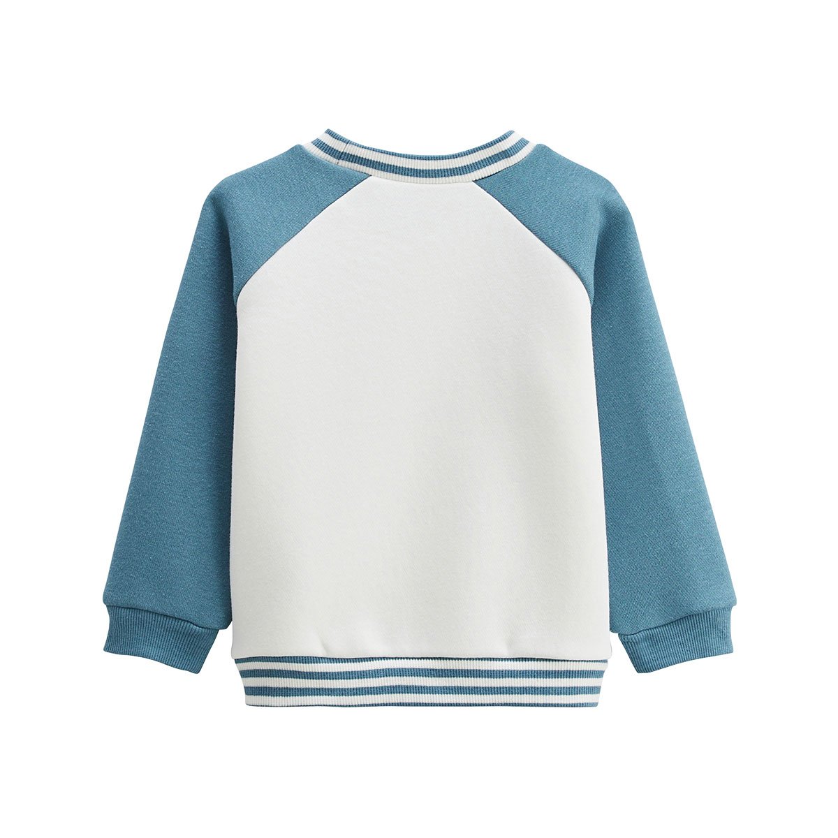 Ensemble enfant sweat et pantalon en molleton Tao bleu, PETIT BEGUIN