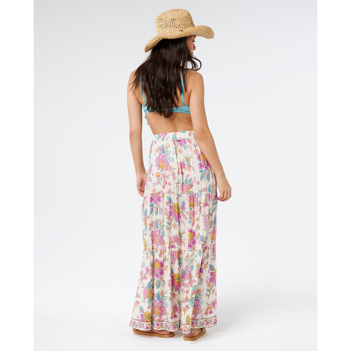 Jupe maxi boutonnée Half Moon Bay multico, RIP CURL