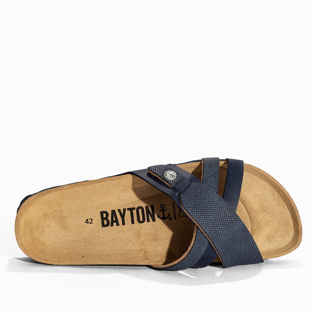 Mule GATIEN bleu marine, BAYTON