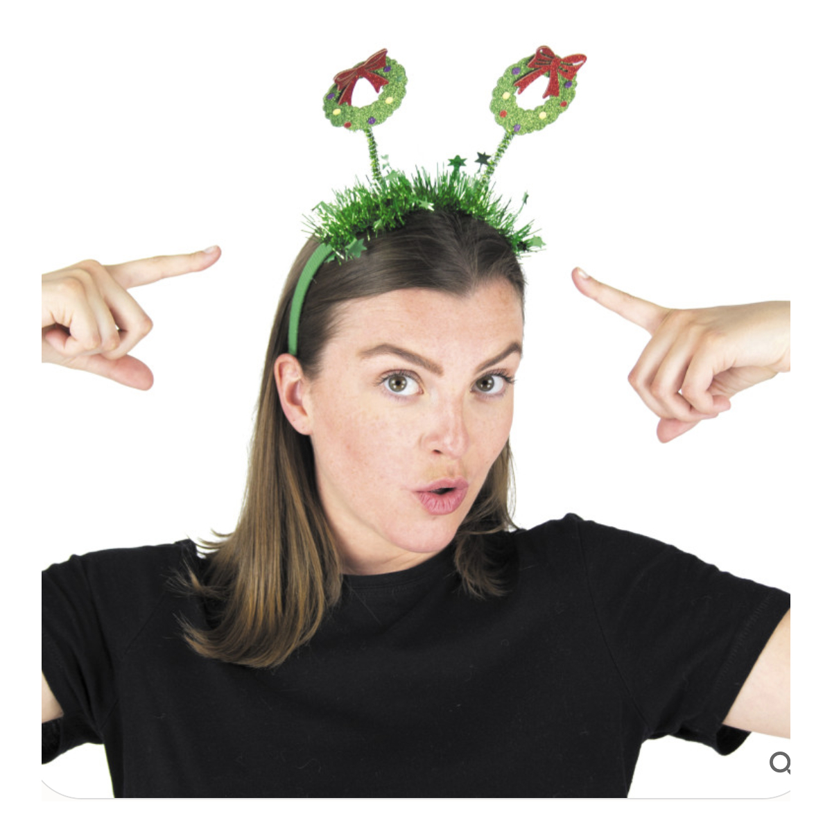 Serre-tete Couronne de noel couleur unique, PARTY PRO