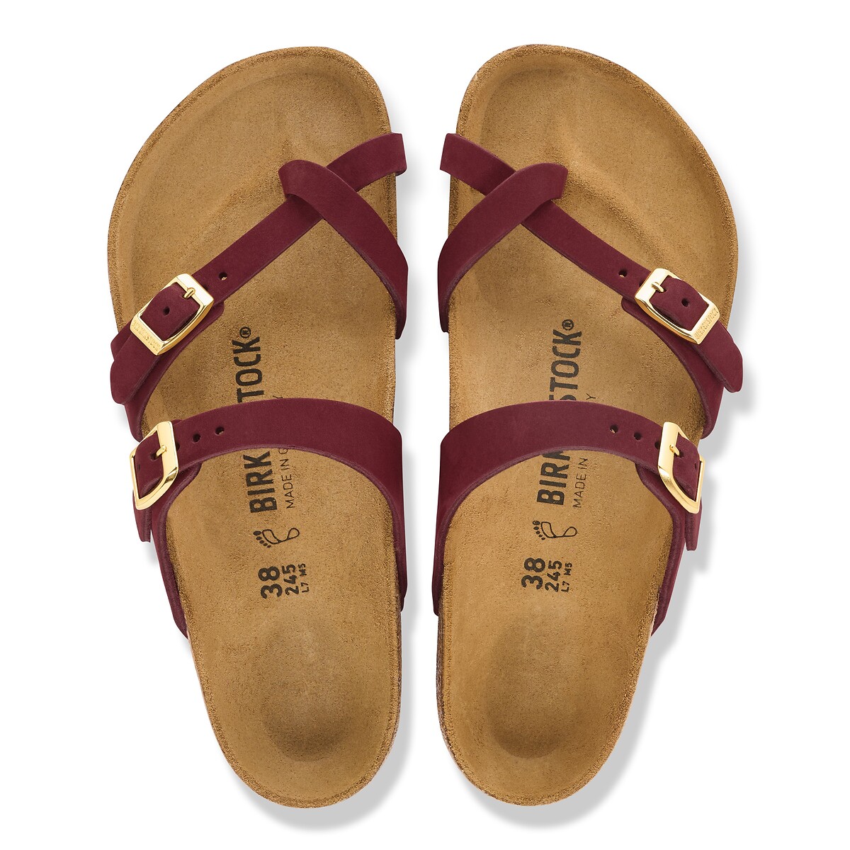 Mules entre-doigt, MAYARI bordeaux, BIRKENSTOCK