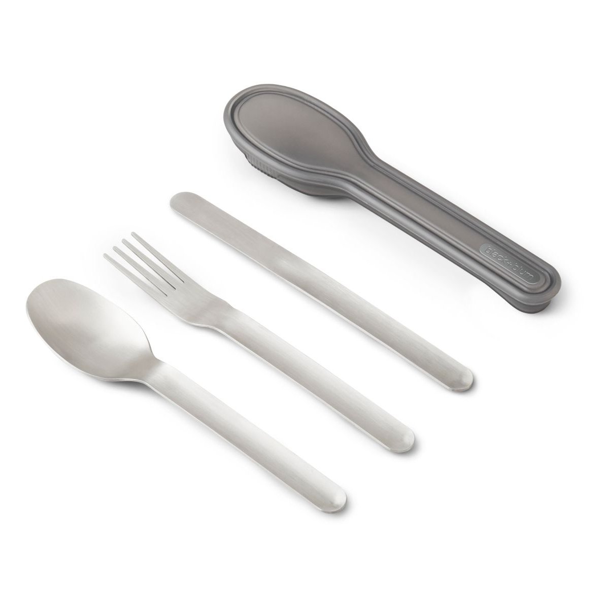 Set 3 couverts en acier inoxydable couleur unique, BLACK + BLUM