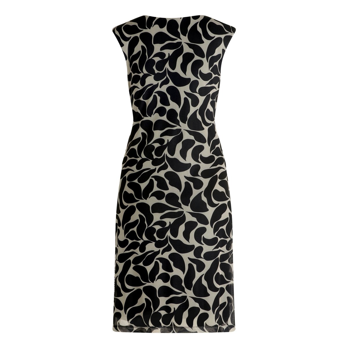 Robe casual sans manches blanc/noir, CARTOON