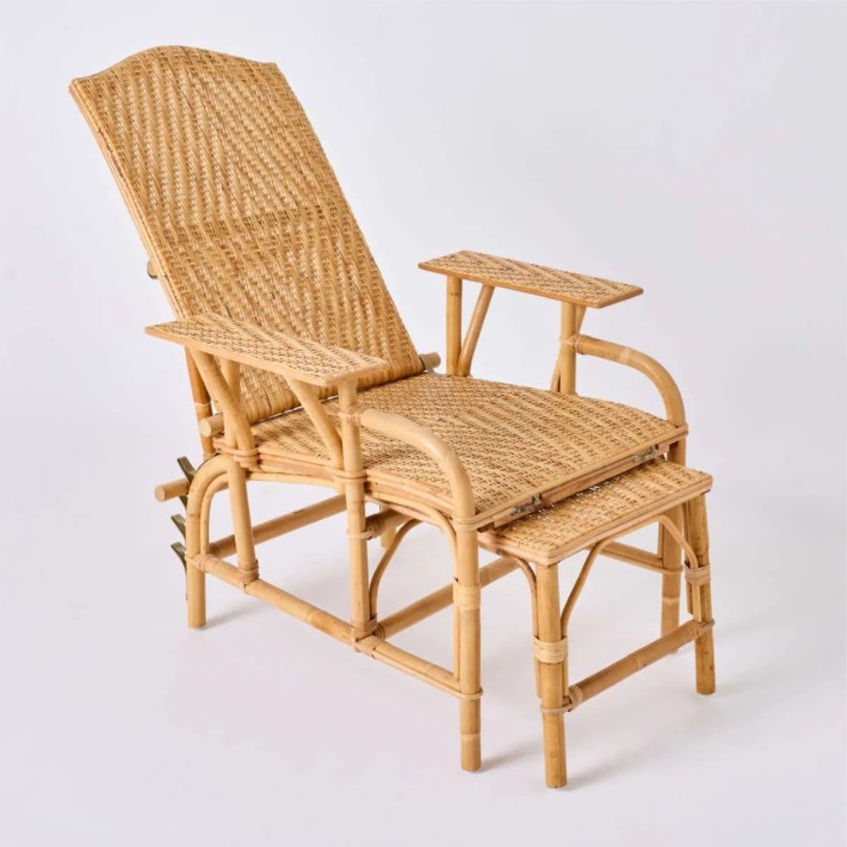 Chaise longue en rotin GRAND-MÈRE rotin naturel, KOK