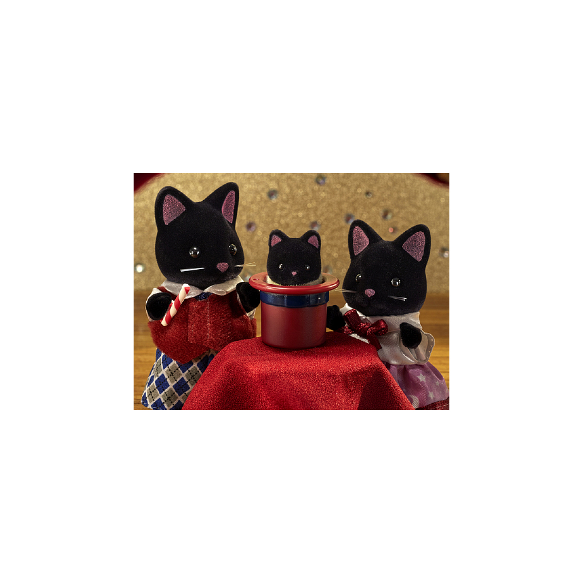 5530  La famille chat magicien autres, SYLVANIAN FAMILIES