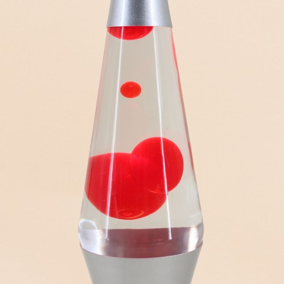 Lampe lave 37cm rouge, ORNAMI