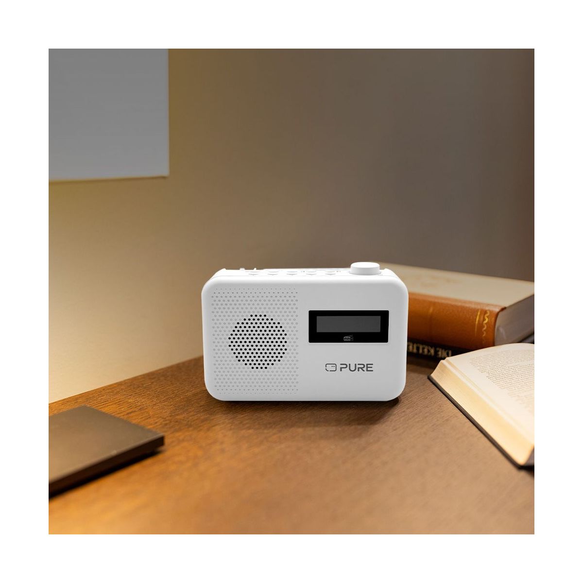 Radio DAB Elan One2 Cotton White couleur unique, PURE