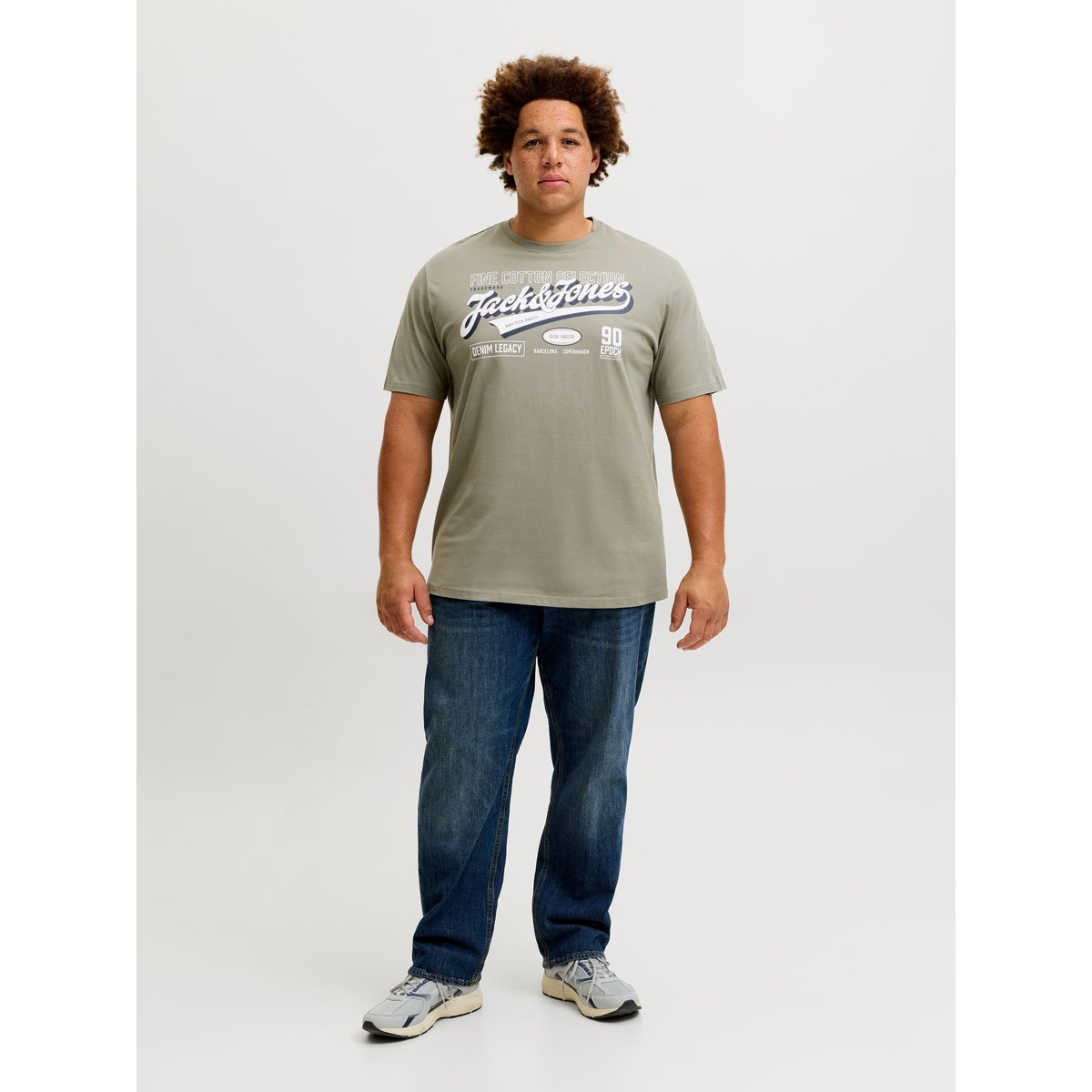 T-Shirt vetiver, JACK & JONES