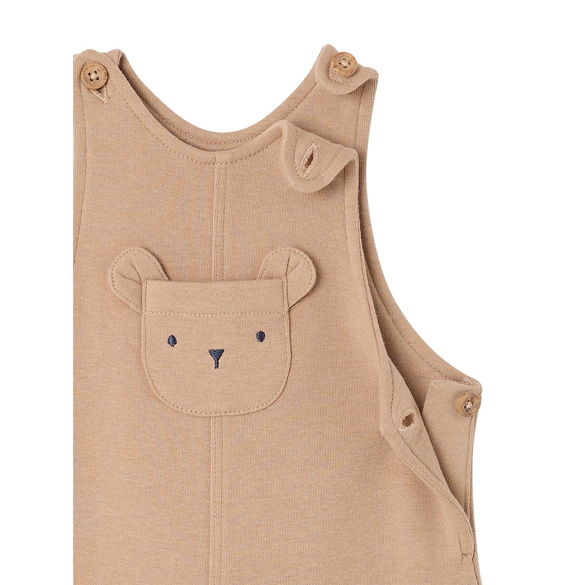 Salopette naissance beige chiné, VERTBAUDET