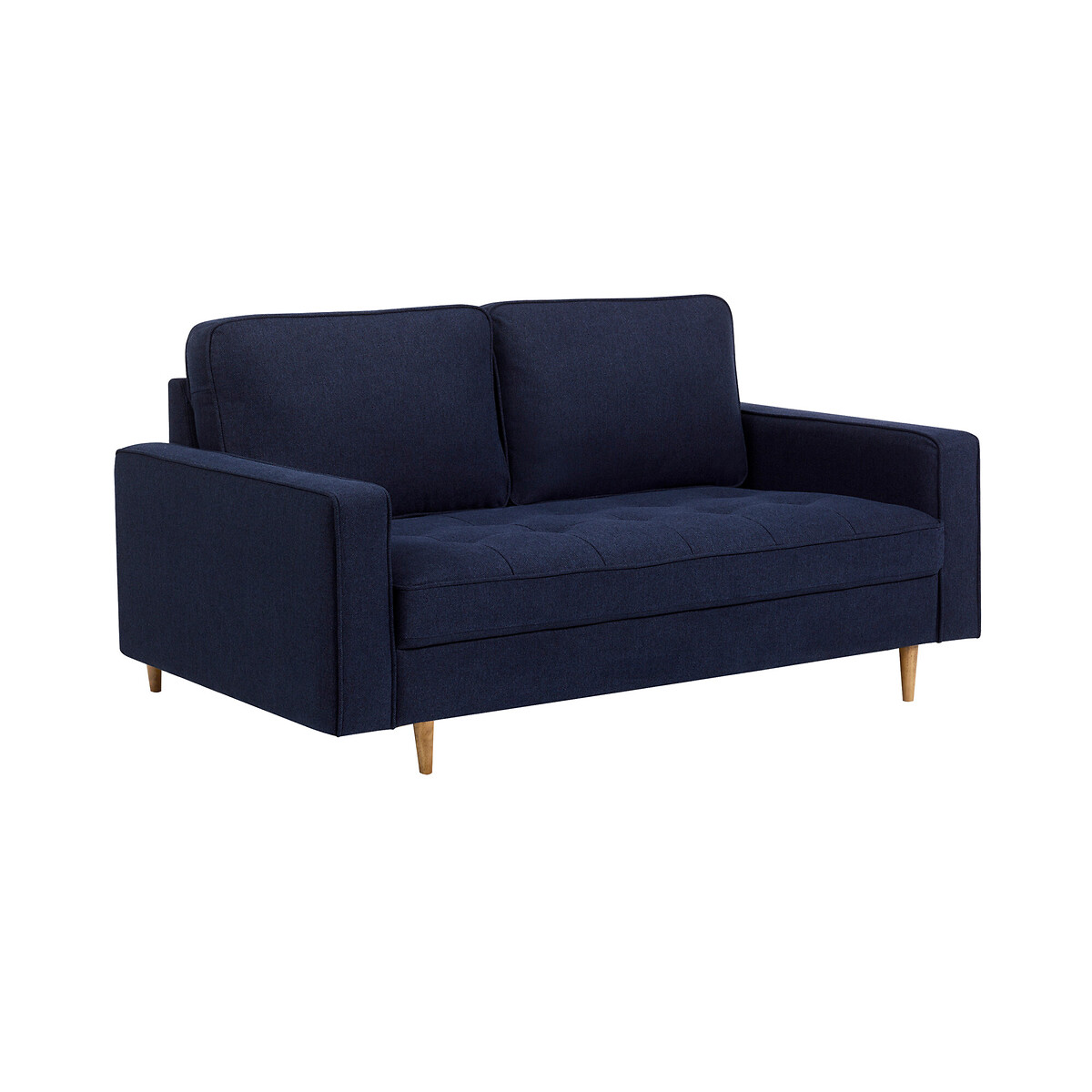 Henny Chenille Upholstered 3-Seater Sofa deep blue, SO'HOME