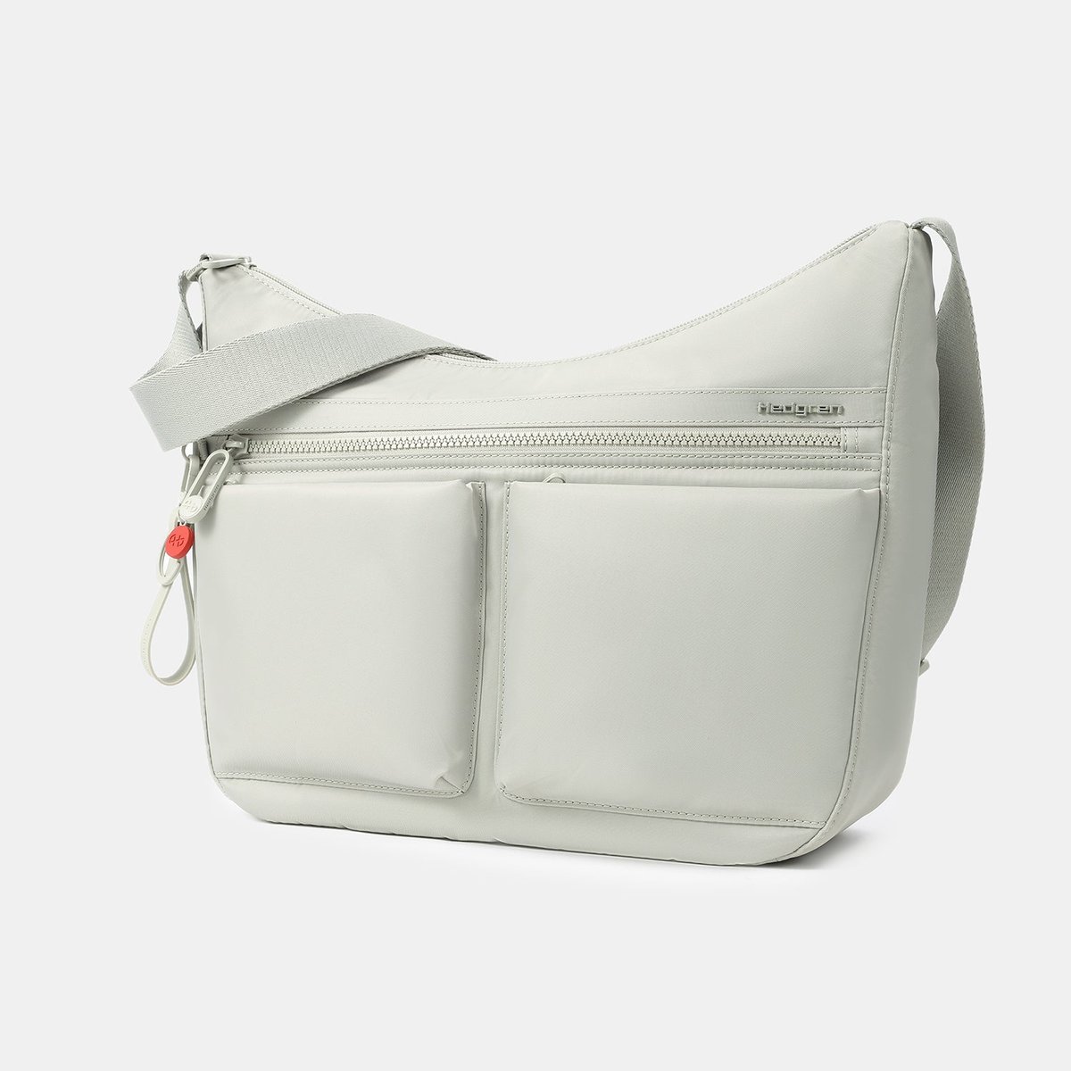 Sac bandoulière format A4 RFID pussywillow grey, HEDGREN