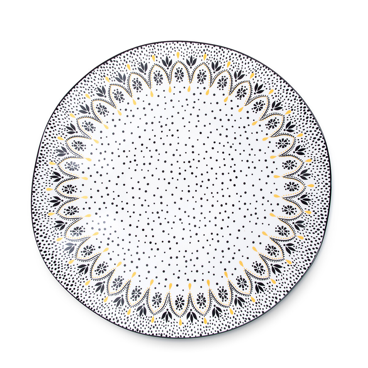 Artisanne Noir Large Serving Bowl white, SARA MILLER