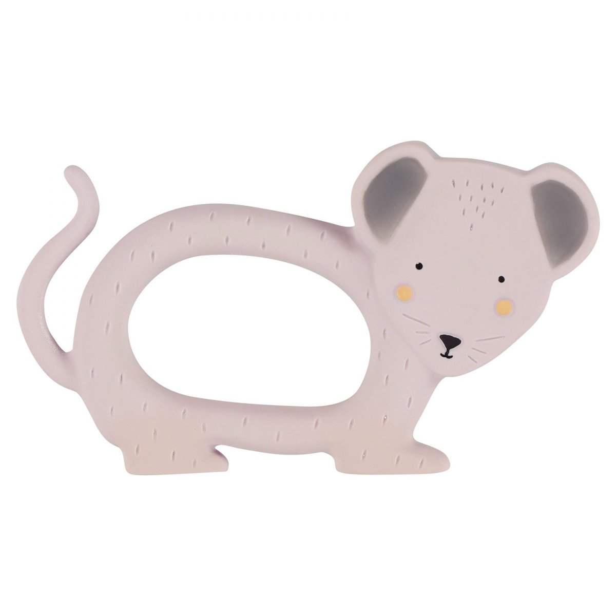 Jouet d'éveil en caoutchouc rose mrs. mouse, TRIXIE