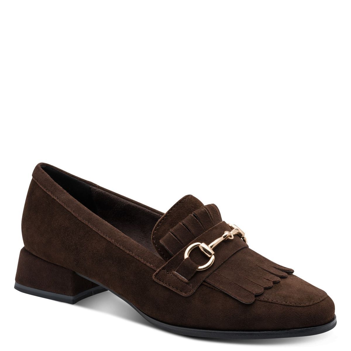 Slipper talon bloc marron mocca, MARCO TOZZI