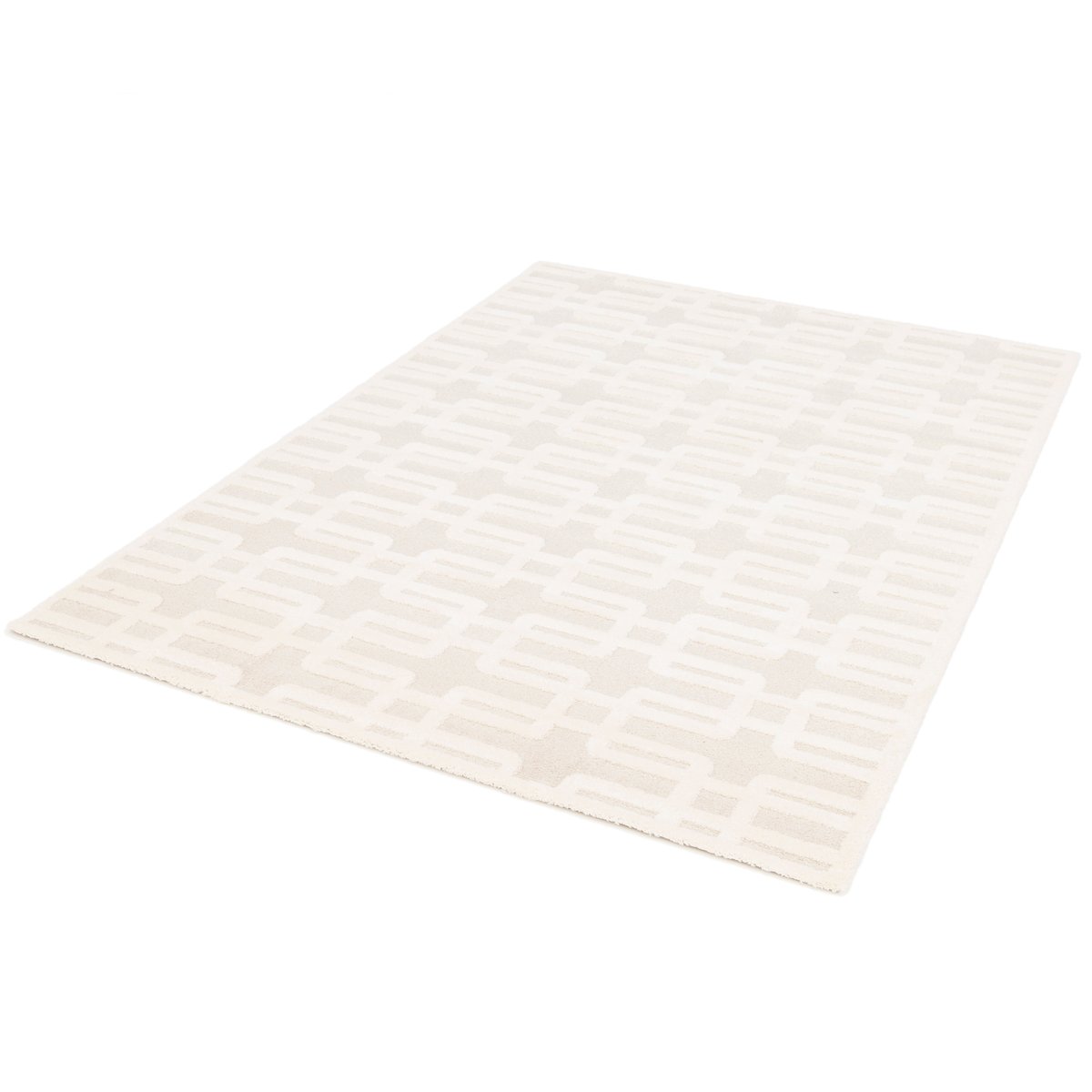 Tapis à relief doux et élégant LINK beige sable, AFK LIVING