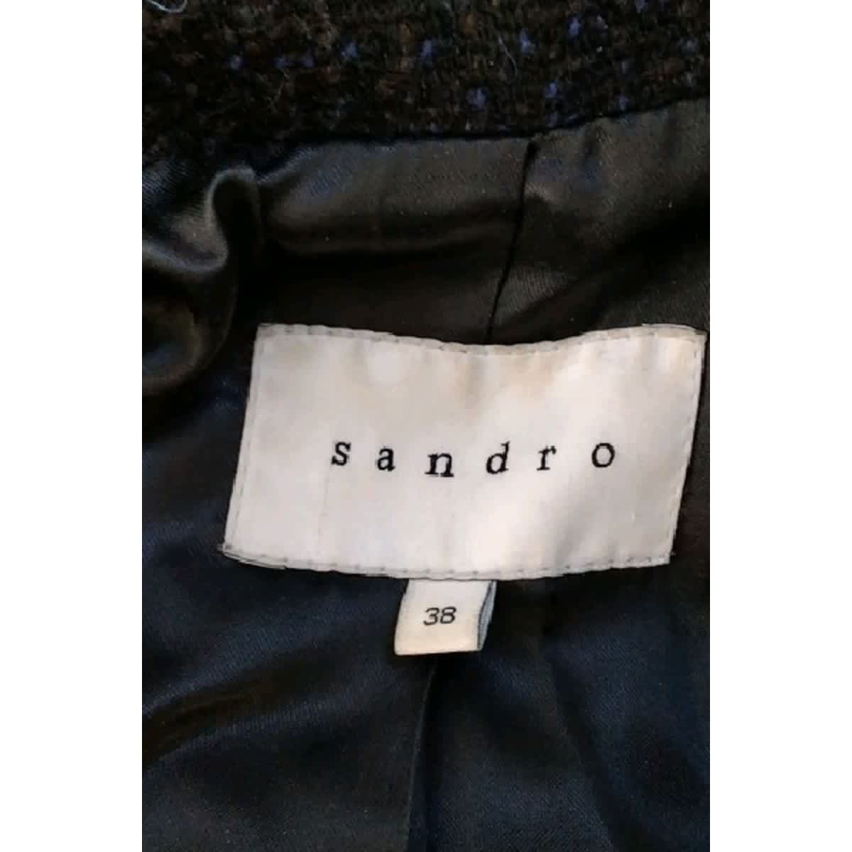 Manteau - Très Bon État marine, SANDRO