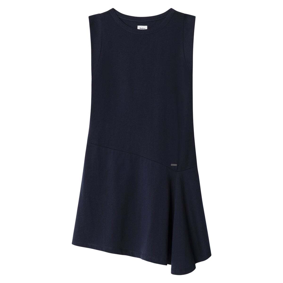 Robe Courte À Col Rond marine, PEPE JEANS