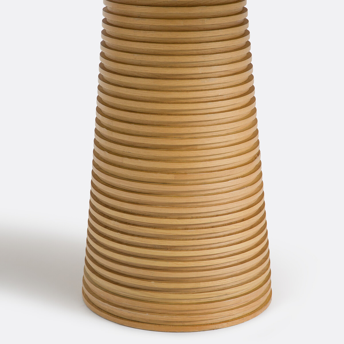 Table à manger, ovale, en plaqué chêne, 6 à 8 couverts, LIAM coloris chêne, LA REDOUTE INTERIEURS