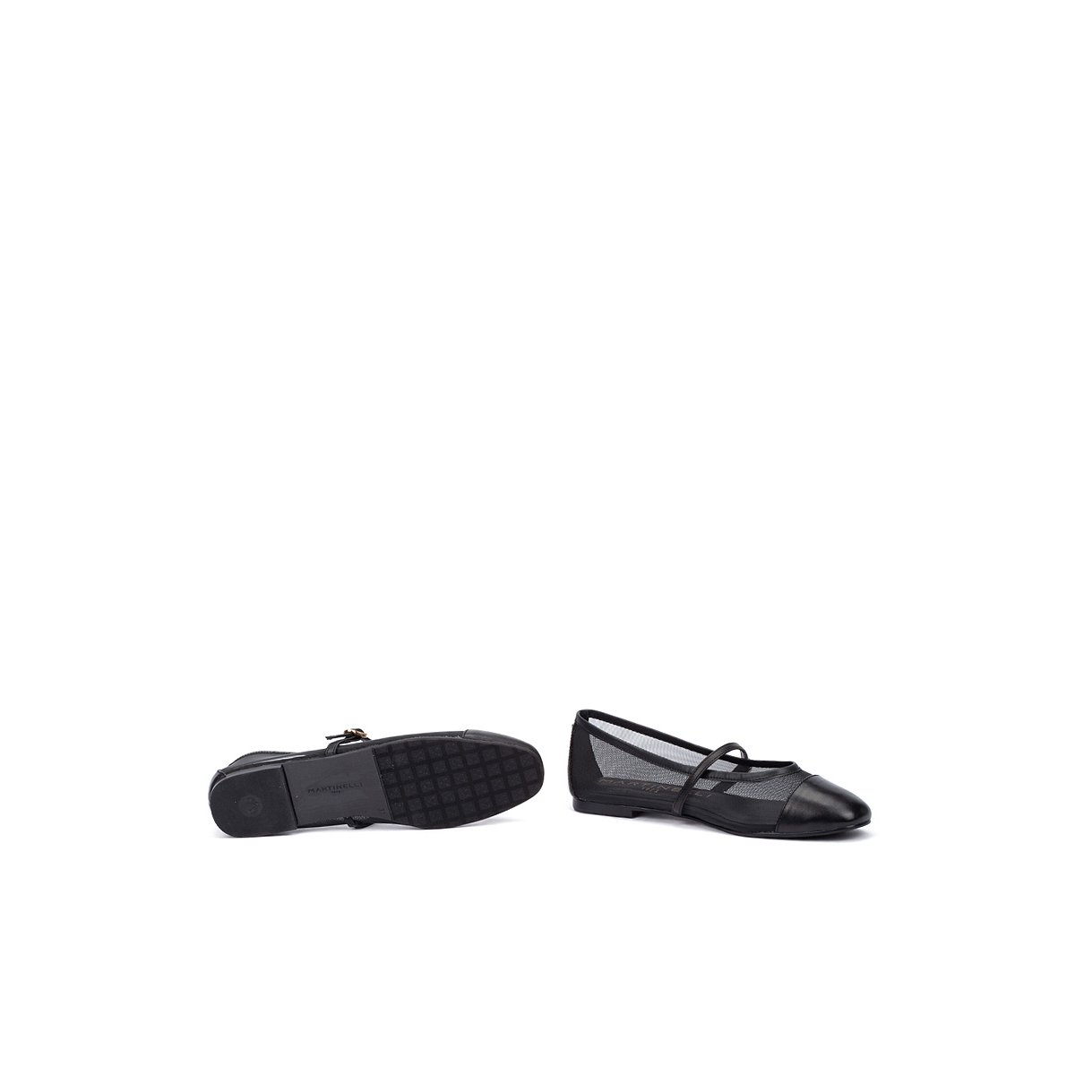 Ballerines cuir Lariana black, MARTINELLI