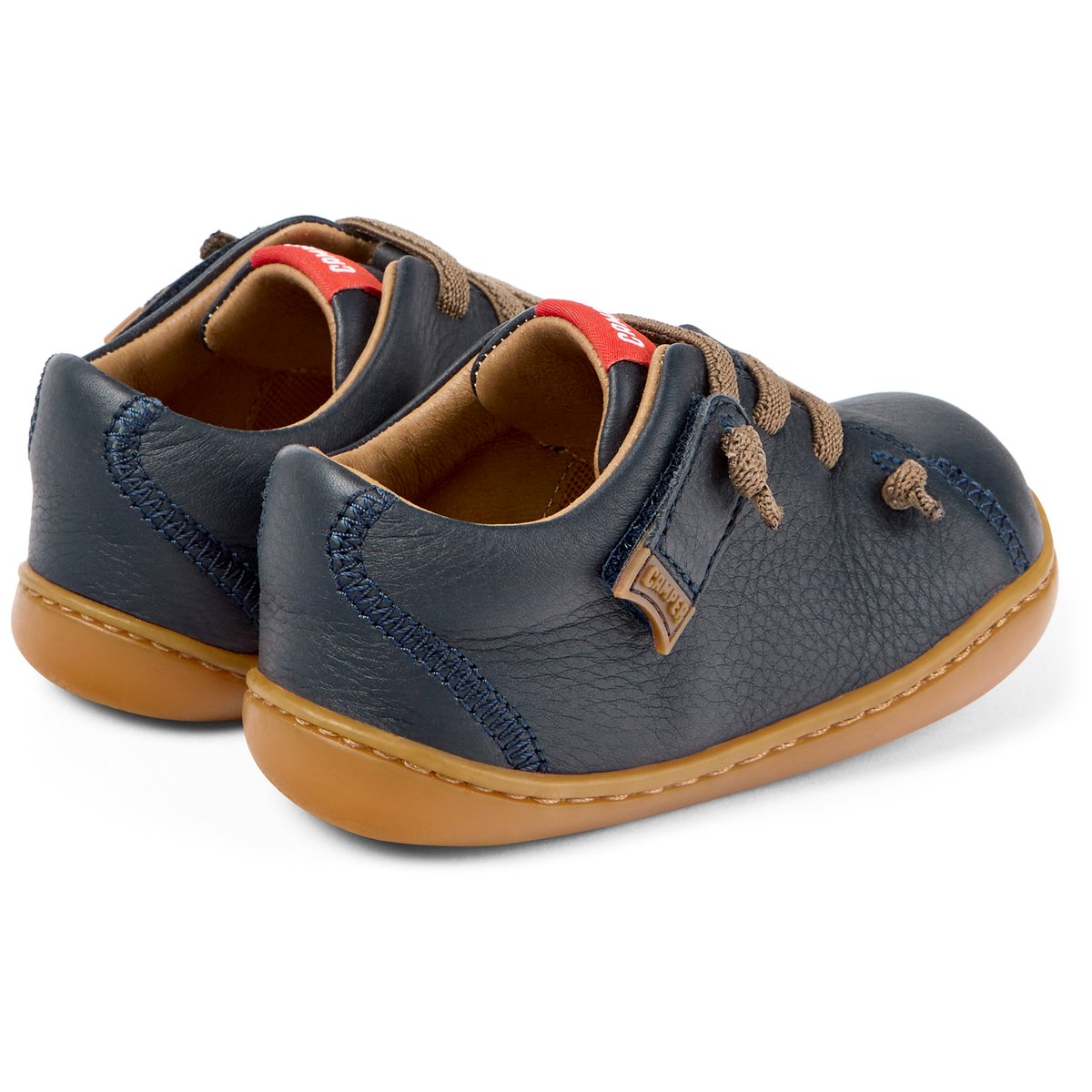 Baskets Peu Cami cuir bleu, CAMPER
