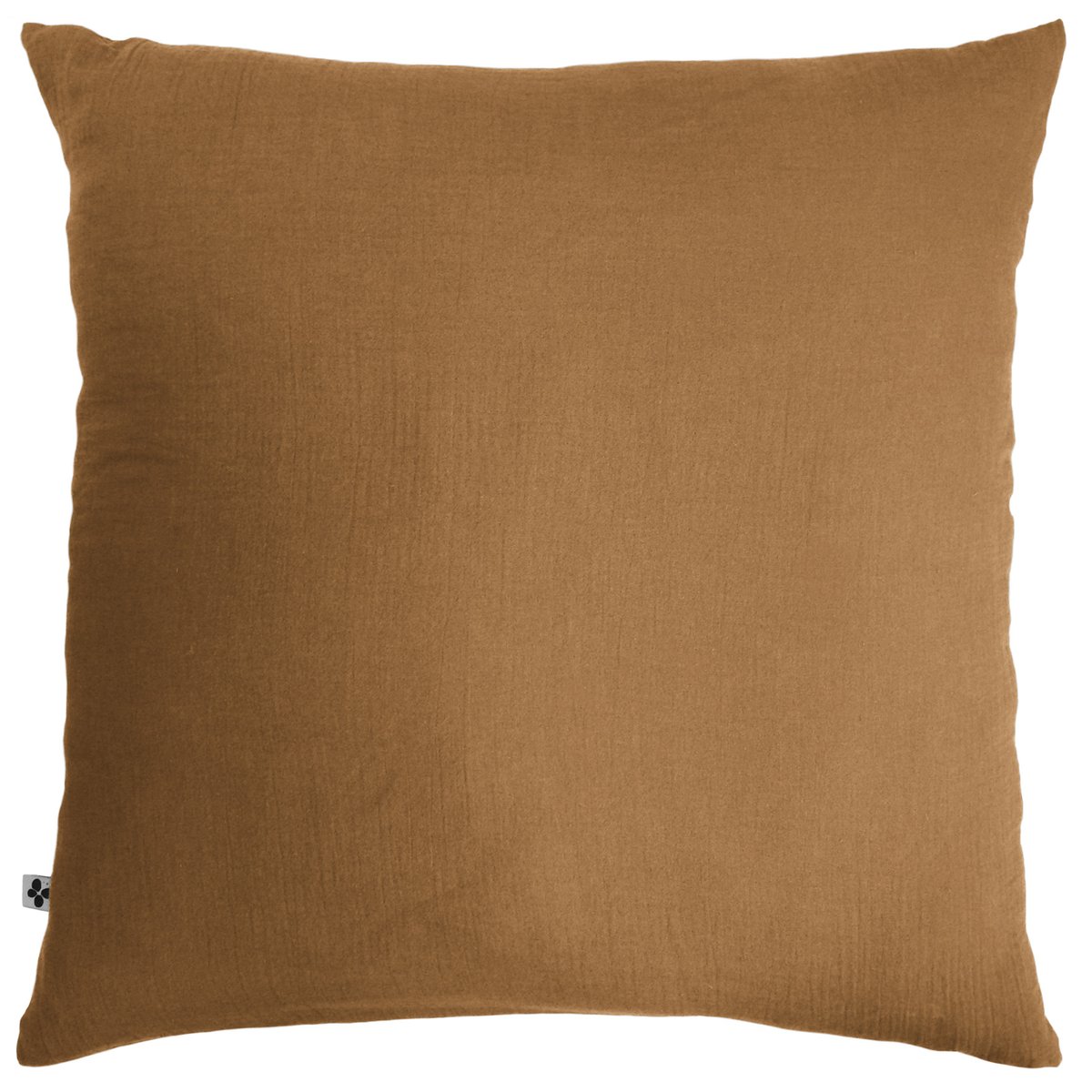 Taie d'oreiller Double Gaze Coton Collection Gaia camel, EDEN
