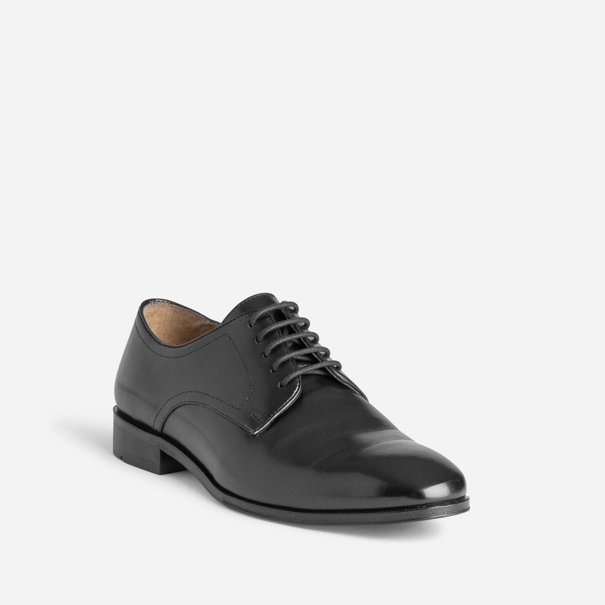 Derby en cuir BRIEG noir, ERAM
