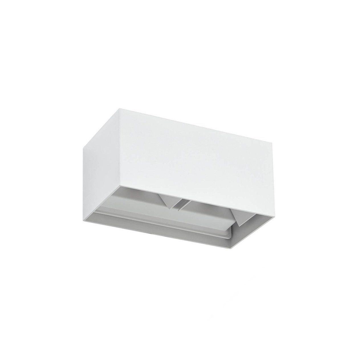 Applique extérieure en aluminium moderneLED blanc, LINDBY