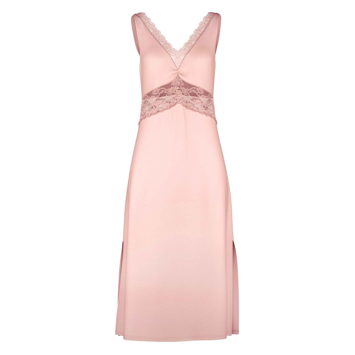 Chemise de nuit, longueur 120cm, Cradle to Cradle Certified® sans manches Viscose 100% NATURE ROMANCE rose pêche, CALIDA