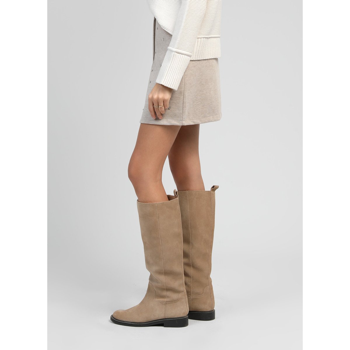 Jupe Courte JULINIA beige, AN'GE