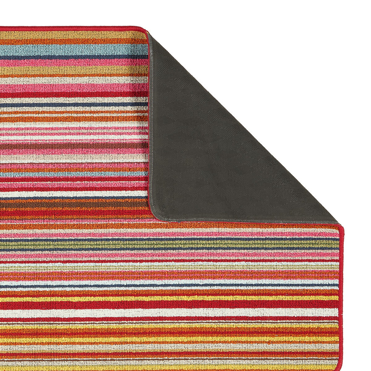 My Stain Resistant Candy Multi Bright Stripe Runner Mat red/pink, MY MAT
