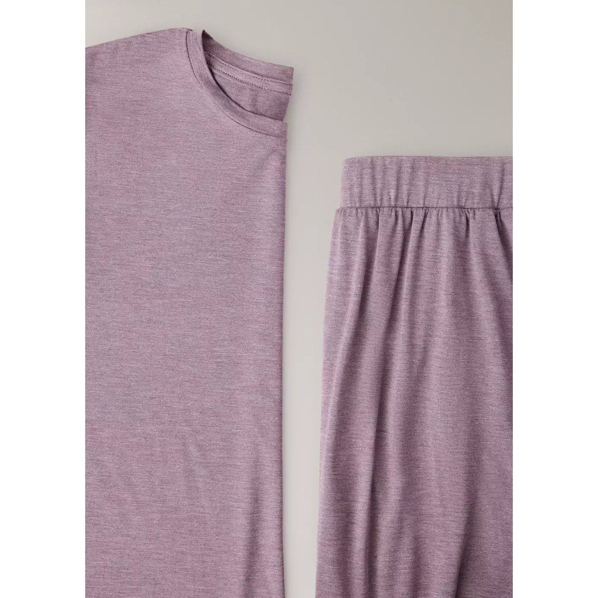 Pantalon pyjama fluide violet, MANGO
