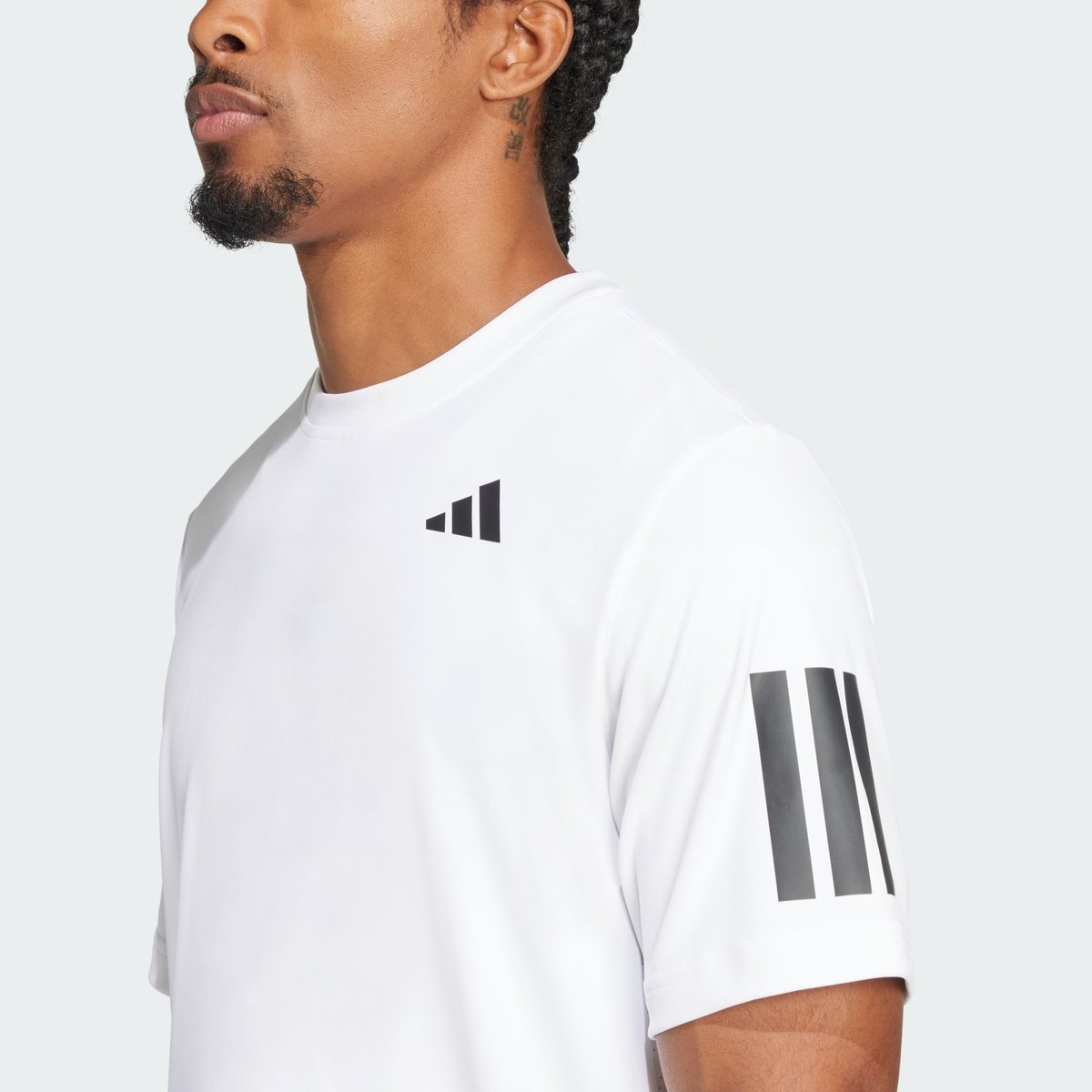 T-Shirt Club Tennis Climacool 3 Bandes T-Shirt Club Tennis Climacool 3 Bandes white, adidas Performance