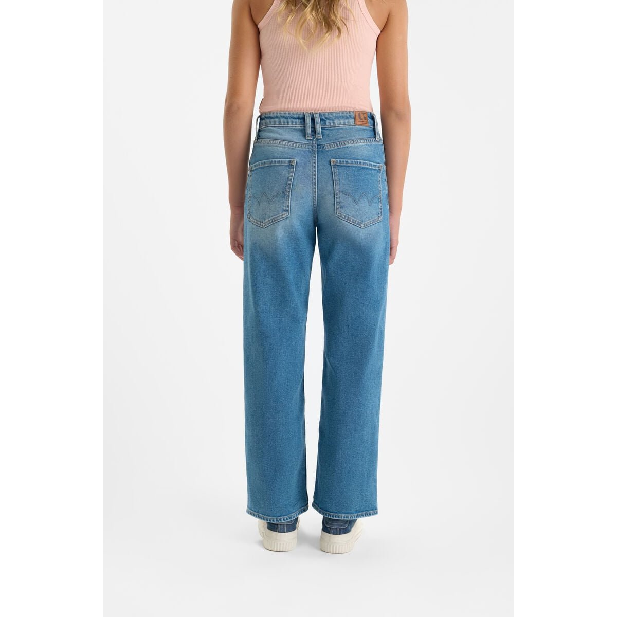 Jeans droite CARRY, longueur 34 blue, LE TEMPS DES CERISES