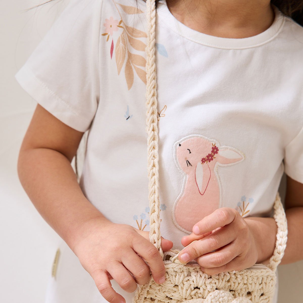 Ensemble enfant t-shirt et legging Praline sable, PETIT BEGUIN