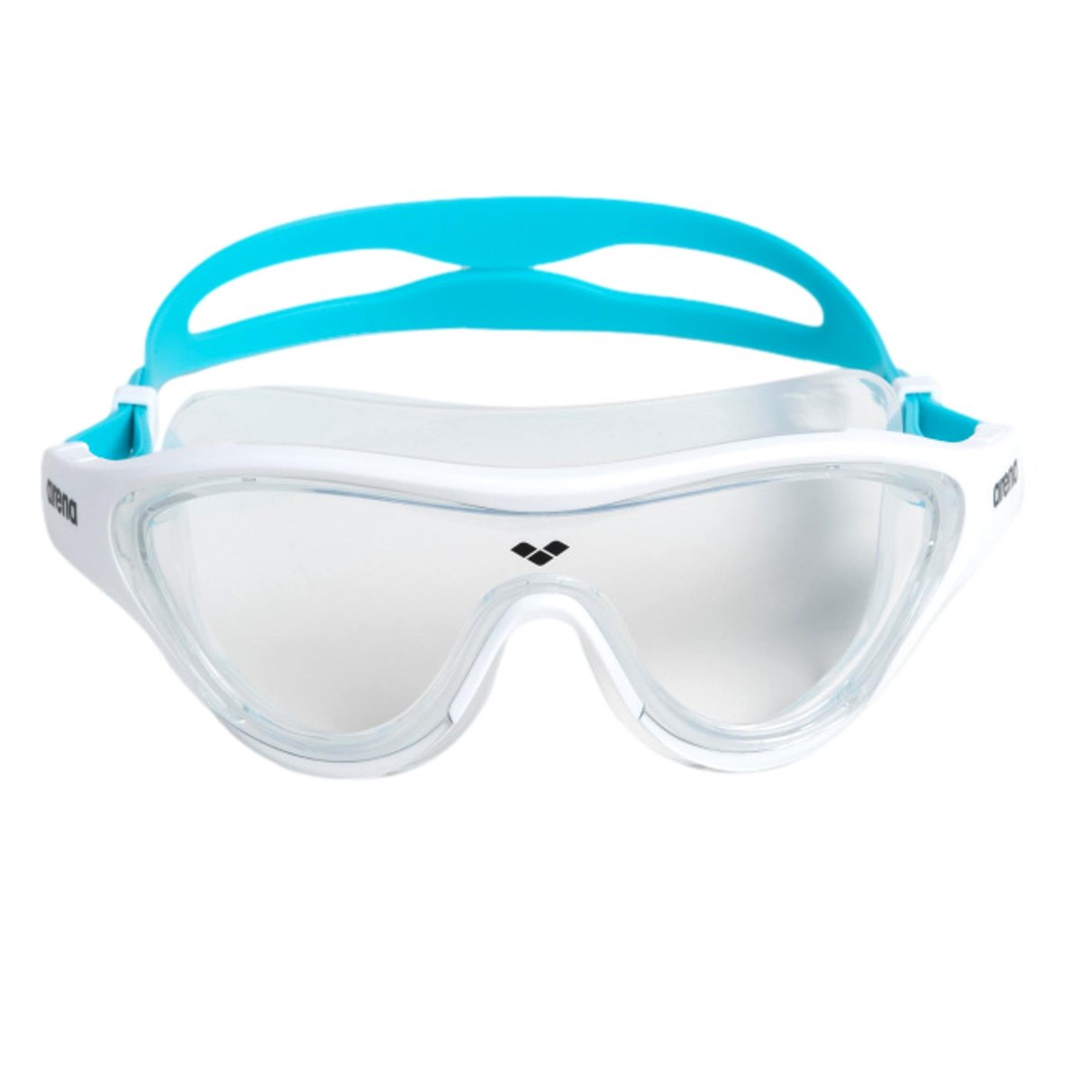 Lunettes The One Mask Junior clear-white-lightblue, ARENA
