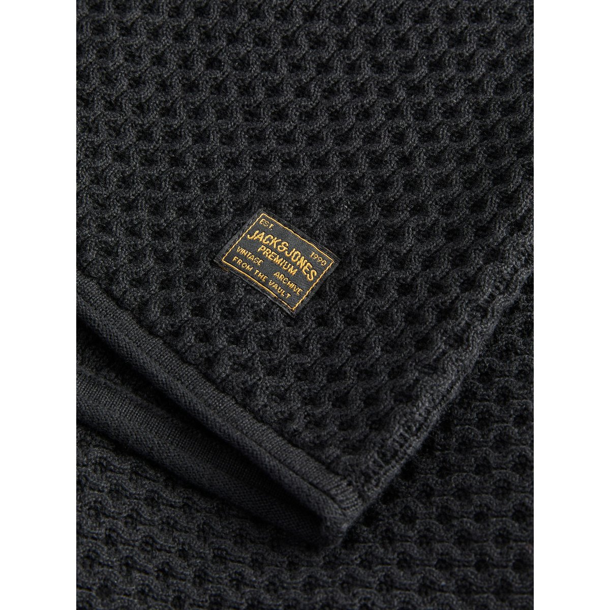 Pull En Maille black 1, JACK & JONES