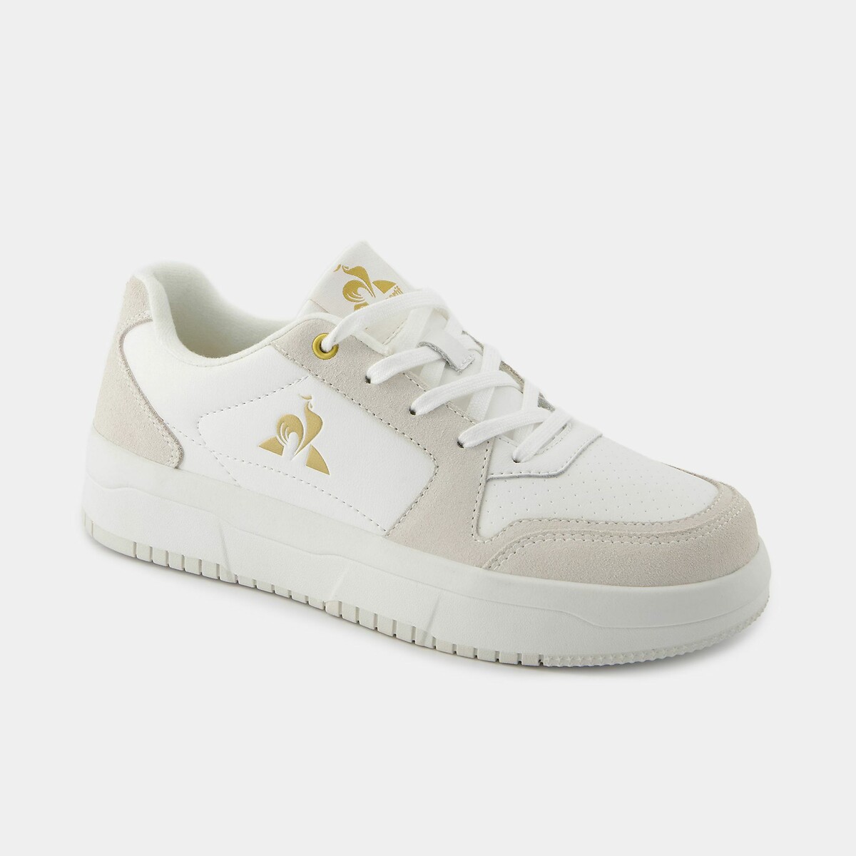 Baskets Billie blanc/beige/or, LE COQ SPORTIF