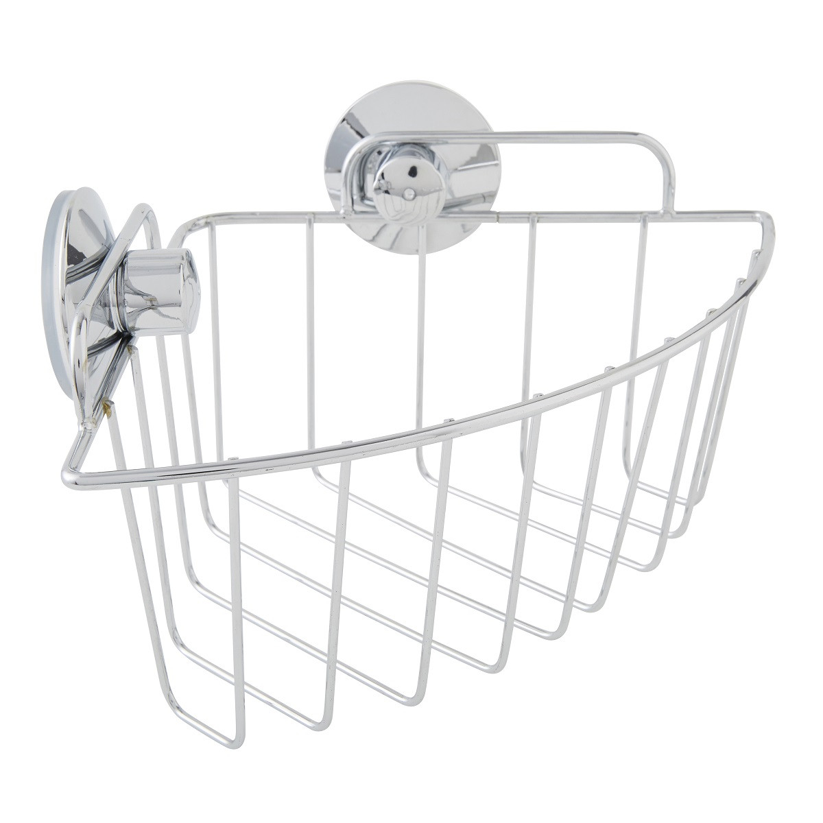Etagère de bain en ABS chromé argent ANDY gris, GUY LEVASSEUR