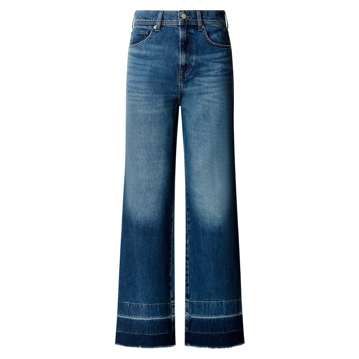 Rae - Jean Coupe Large, Taille Haute 12 oz gris rigide denim, PEPE JEANS